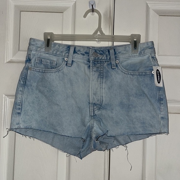 NWT Old Navy High Waisted O.G. Button Fly Cut Off Jean Shorts - Picture 4 of 7